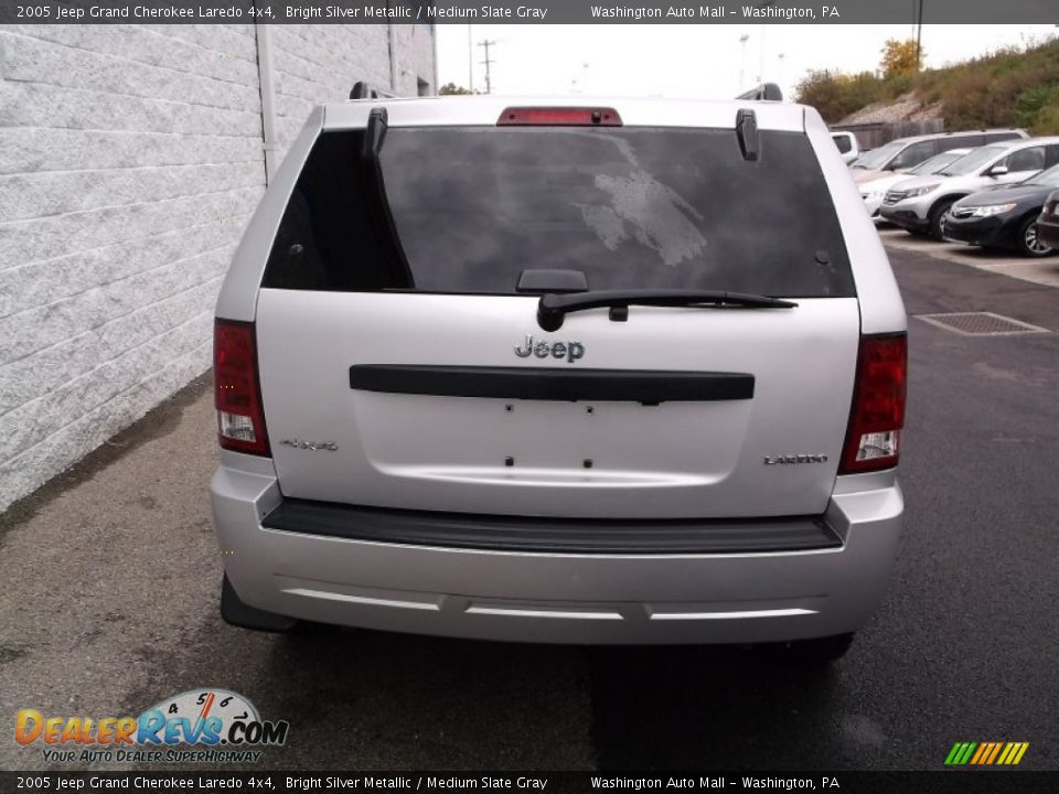 2005 Jeep Grand Cherokee Laredo 4x4 Bright Silver Metallic / Medium Slate Gray Photo #7