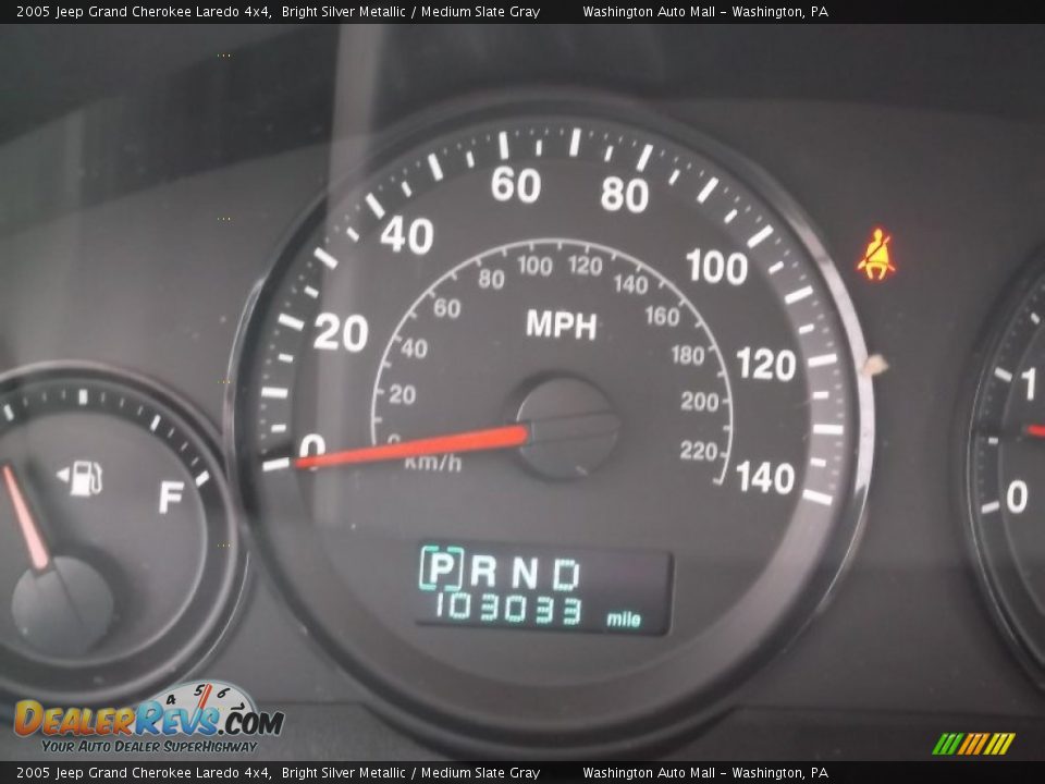 2005 Jeep Grand Cherokee Laredo 4x4 Bright Silver Metallic / Medium Slate Gray Photo #20
