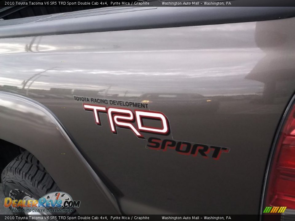 2010 Toyota Tacoma V6 SR5 TRD Sport Double Cab 4x4 Pyrite Mica / Graphite Photo #7