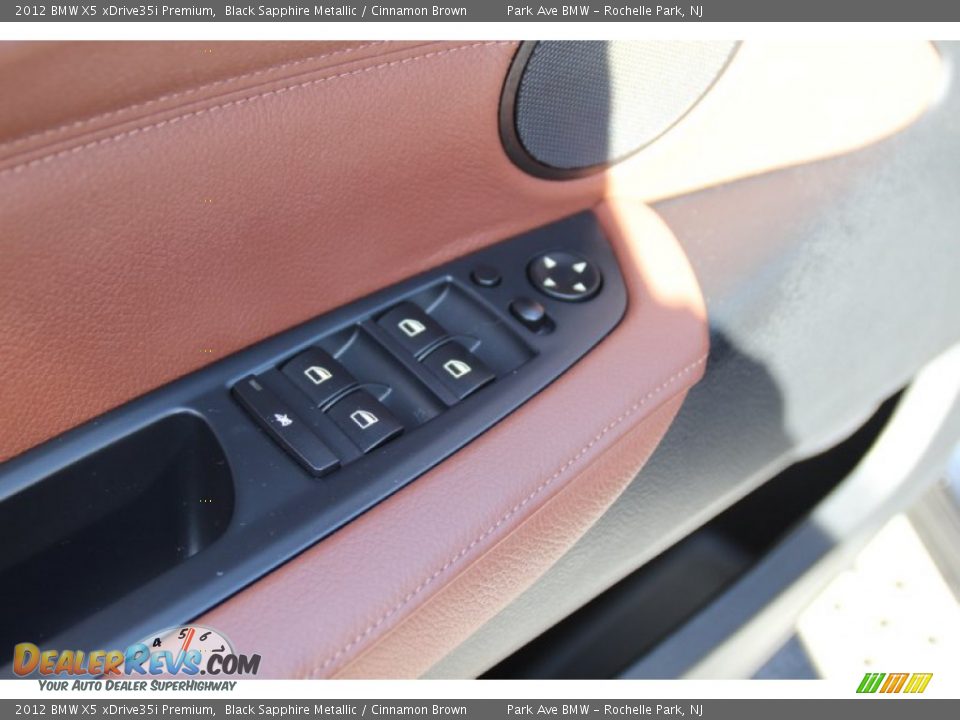 2012 BMW X5 xDrive35i Premium Black Sapphire Metallic / Cinnamon Brown Photo #10