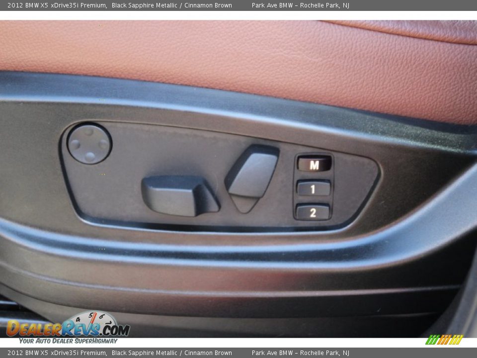 2012 BMW X5 xDrive35i Premium Black Sapphire Metallic / Cinnamon Brown Photo #13