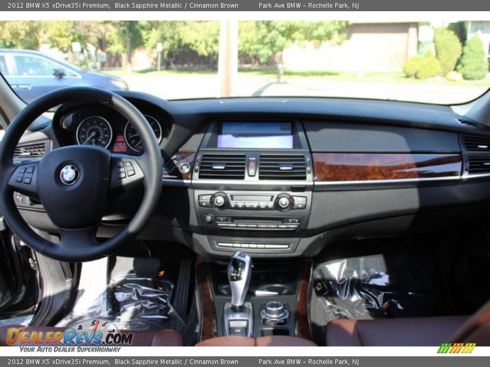 2012 BMW X5 xDrive35i Premium Black Sapphire Metallic / Cinnamon Brown Photo #16