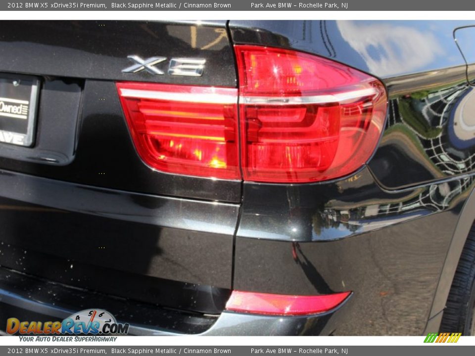 2012 BMW X5 xDrive35i Premium Black Sapphire Metallic / Cinnamon Brown Photo #25
