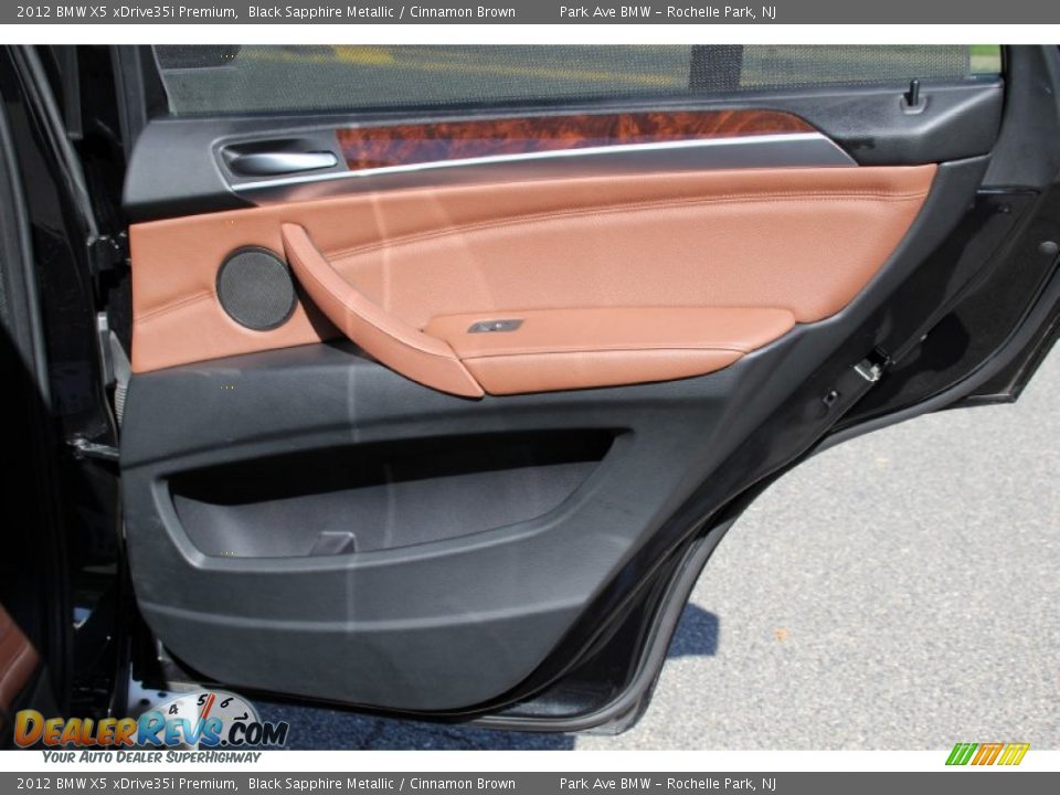 2012 BMW X5 xDrive35i Premium Black Sapphire Metallic / Cinnamon Brown Photo #26