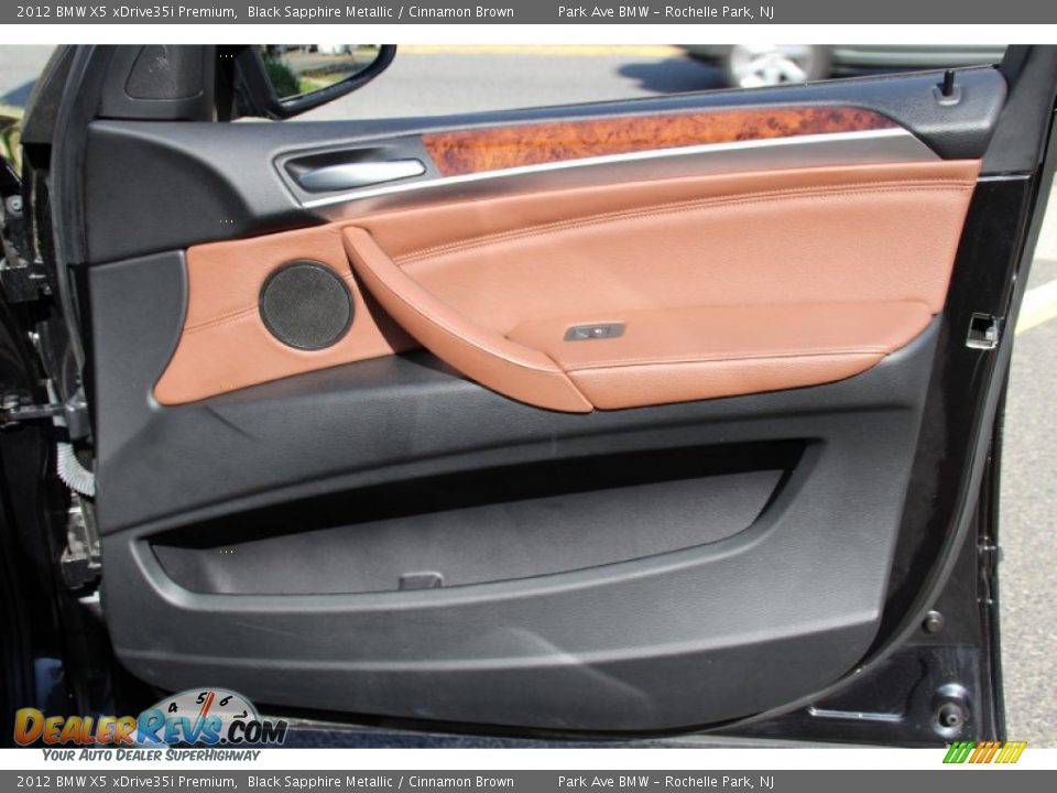 2012 BMW X5 xDrive35i Premium Black Sapphire Metallic / Cinnamon Brown Photo #28