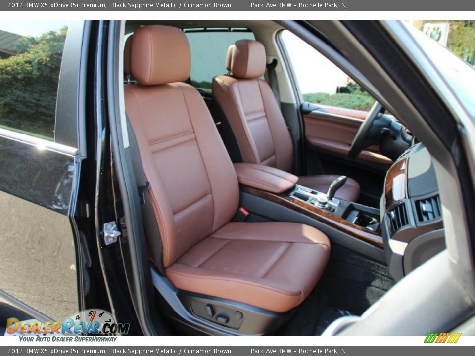 2012 BMW X5 xDrive35i Premium Black Sapphire Metallic / Cinnamon Brown Photo #31