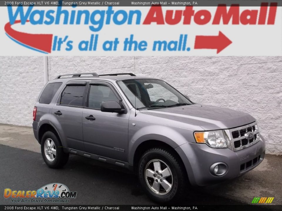2008 Ford Escape XLT V6 4WD Tungsten Grey Metallic / Charcoal Photo #1