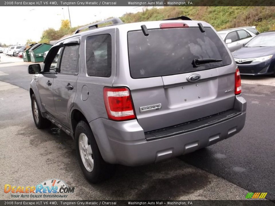 2008 Ford Escape XLT V6 4WD Tungsten Grey Metallic / Charcoal Photo #6