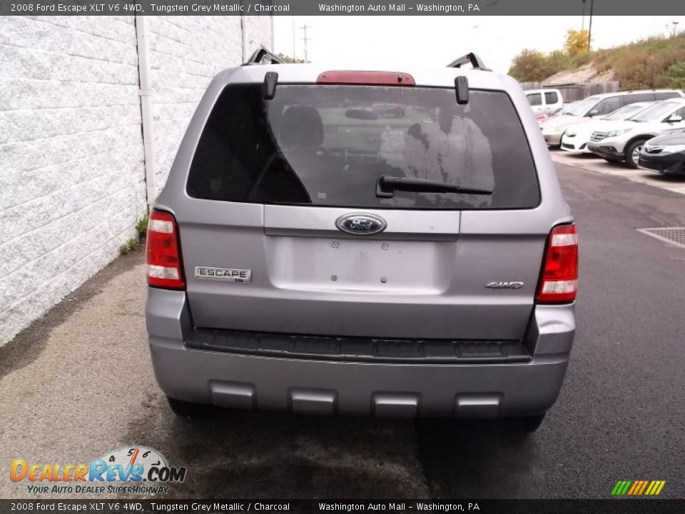 2008 Ford Escape XLT V6 4WD Tungsten Grey Metallic / Charcoal Photo #7