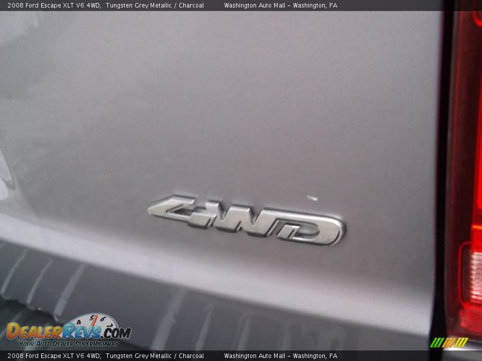 2008 Ford Escape XLT V6 4WD Tungsten Grey Metallic / Charcoal Photo #9