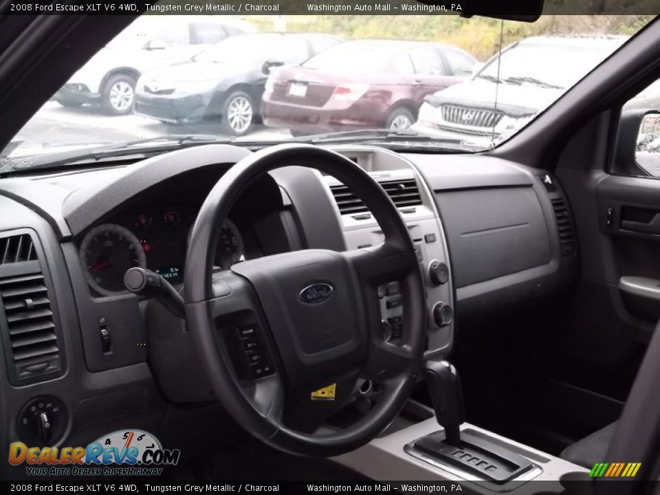 2008 Ford Escape XLT V6 4WD Tungsten Grey Metallic / Charcoal Photo #11