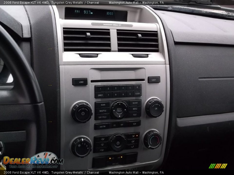 2008 Ford Escape XLT V6 4WD Tungsten Grey Metallic / Charcoal Photo #13