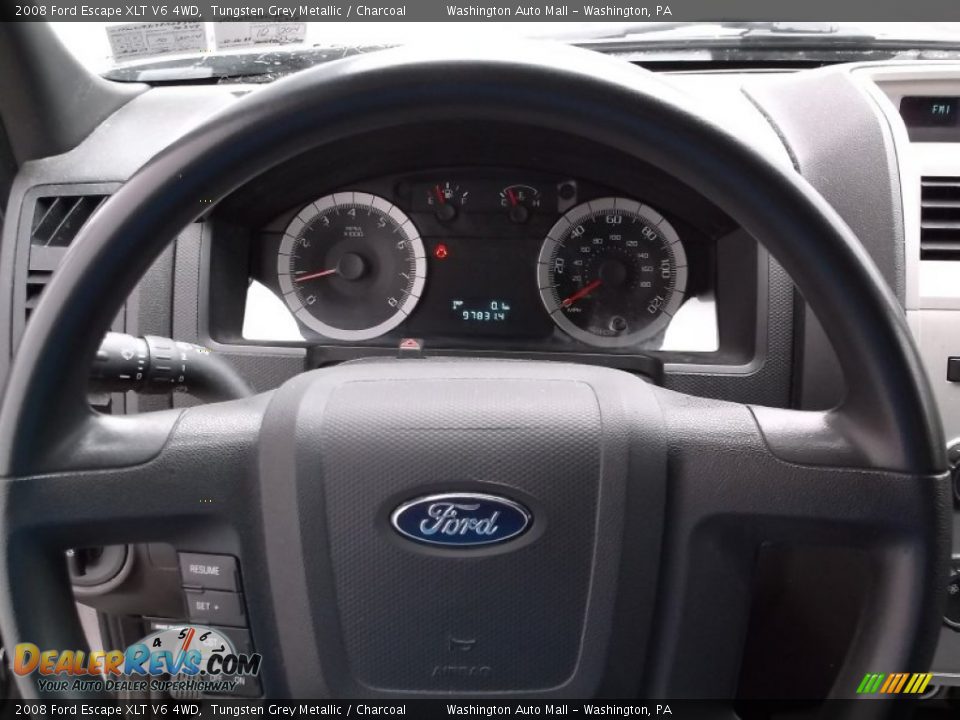 2008 Ford Escape XLT V6 4WD Tungsten Grey Metallic / Charcoal Photo #14