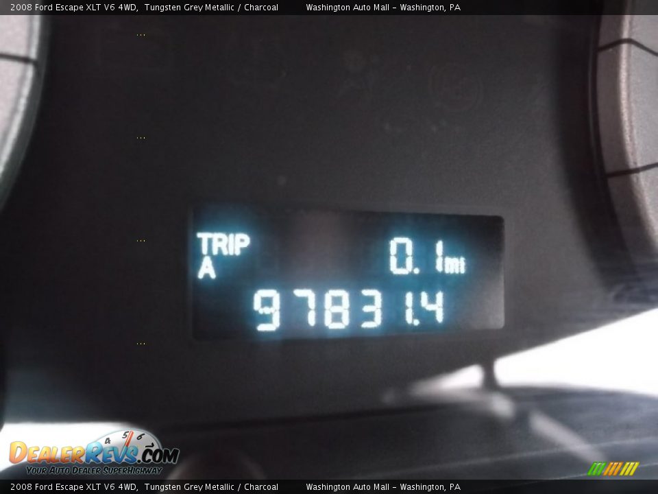 2008 Ford Escape XLT V6 4WD Tungsten Grey Metallic / Charcoal Photo #20