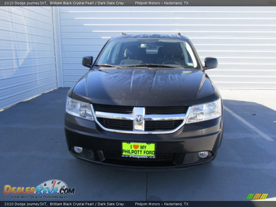 2010 Dodge Journey SXT Brilliant Black Crystal Pearl / Dark Slate Gray Photo #5