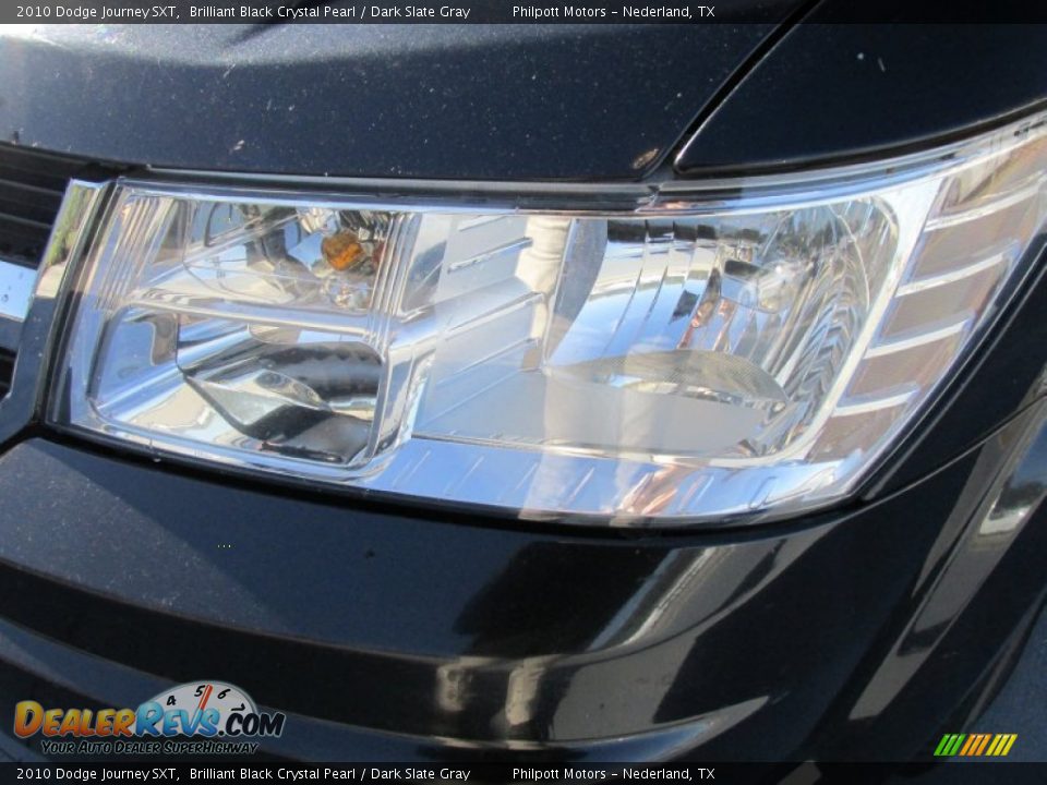 2010 Dodge Journey SXT Brilliant Black Crystal Pearl / Dark Slate Gray Photo #6