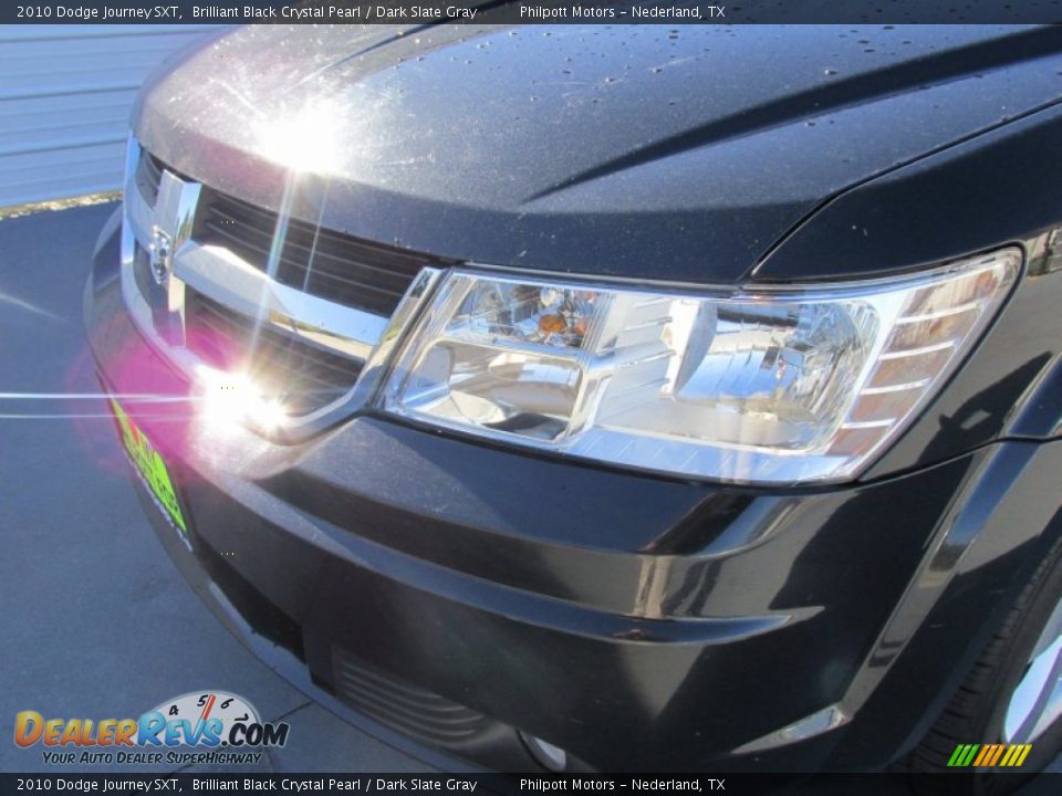 2010 Dodge Journey SXT Brilliant Black Crystal Pearl / Dark Slate Gray Photo #7