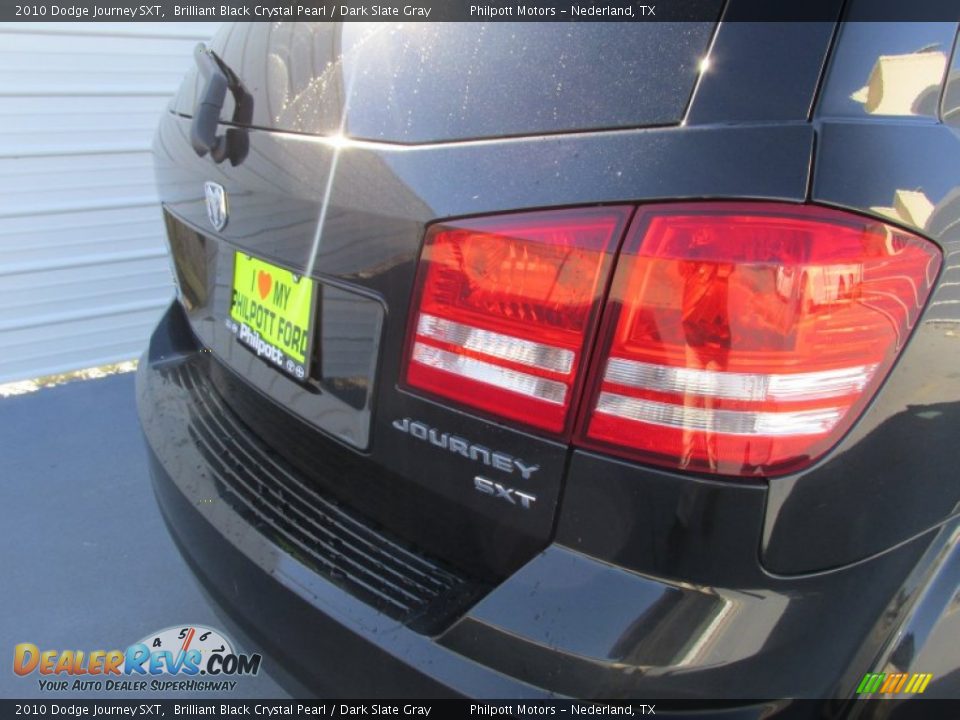 2010 Dodge Journey SXT Brilliant Black Crystal Pearl / Dark Slate Gray Photo #12