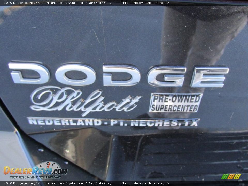 2010 Dodge Journey SXT Brilliant Black Crystal Pearl / Dark Slate Gray Photo #15