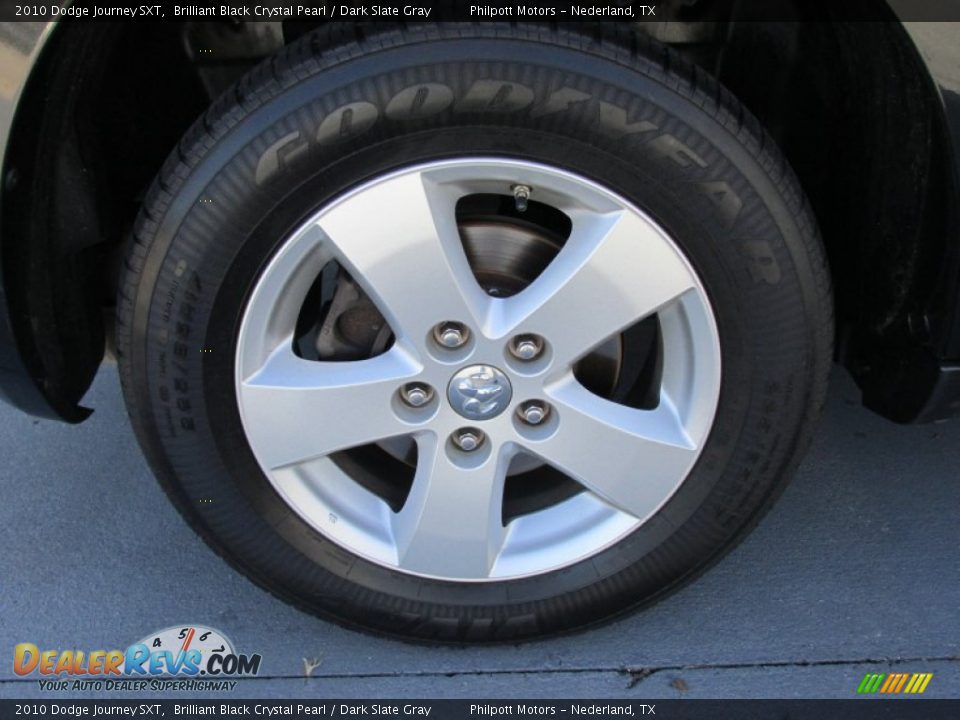 2010 Dodge Journey SXT Brilliant Black Crystal Pearl / Dark Slate Gray Photo #17