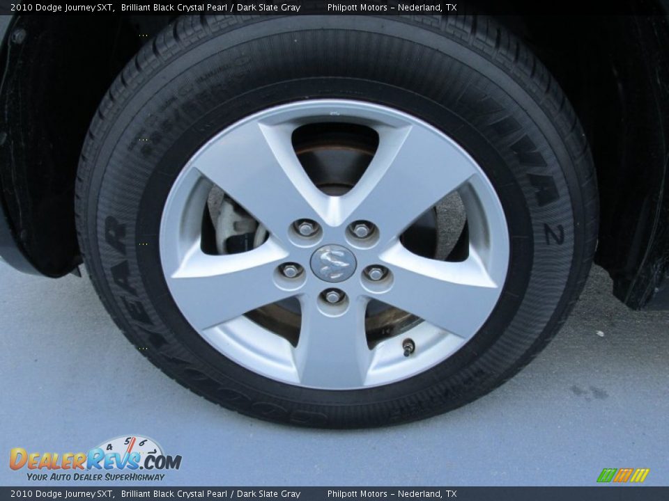 2010 Dodge Journey SXT Brilliant Black Crystal Pearl / Dark Slate Gray Photo #19