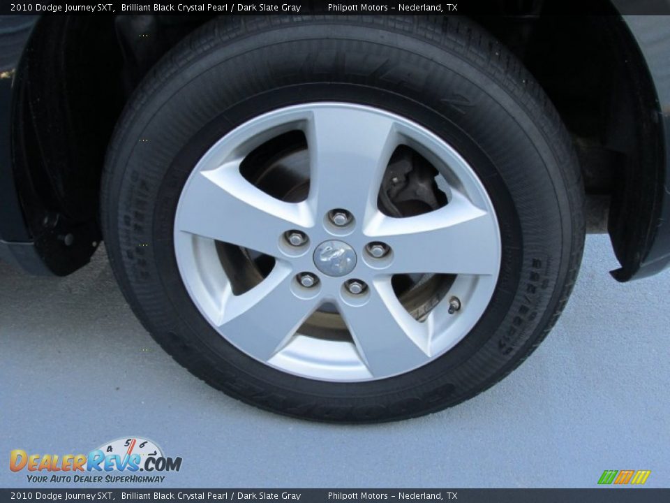 2010 Dodge Journey SXT Brilliant Black Crystal Pearl / Dark Slate Gray Photo #20