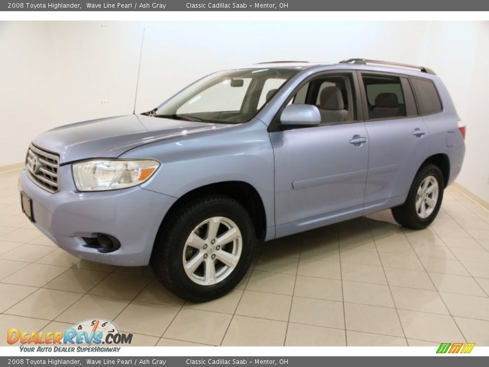 2008 Toyota Highlander Wave Line Pearl / Ash Gray Photo #3