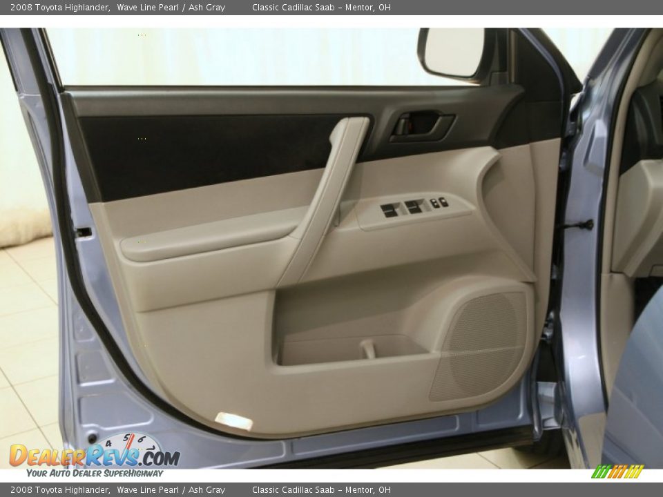2008 Toyota Highlander Wave Line Pearl / Ash Gray Photo #4