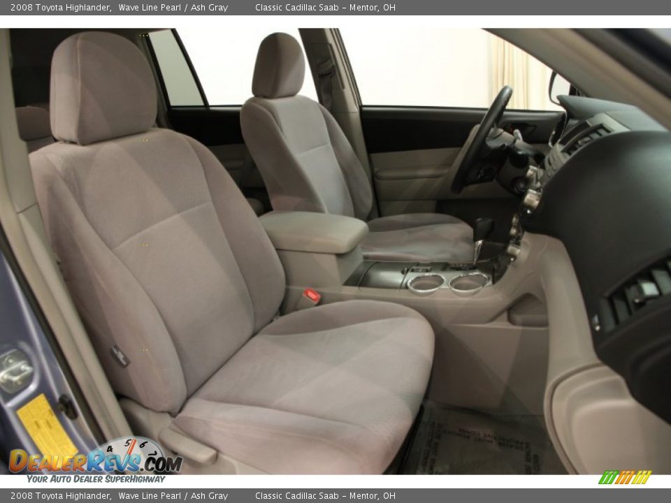 2008 Toyota Highlander Wave Line Pearl / Ash Gray Photo #11