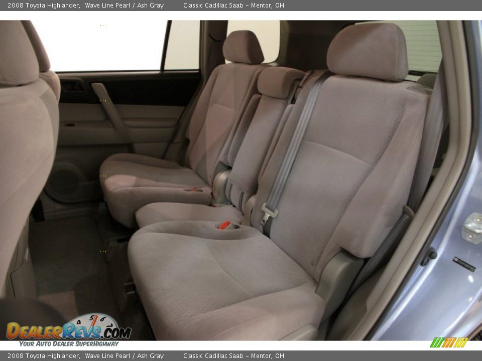 2008 Toyota Highlander Wave Line Pearl / Ash Gray Photo #12