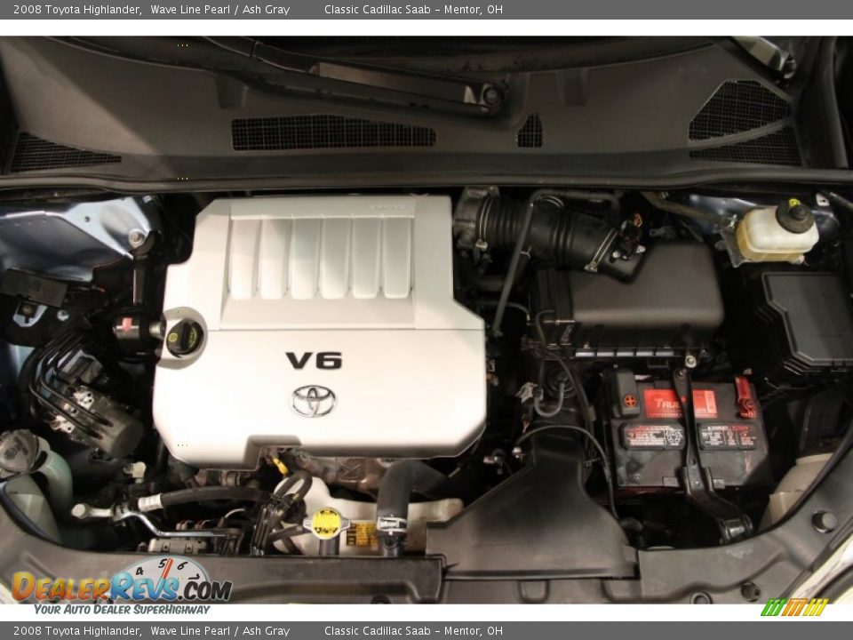 2008 Toyota Highlander Wave Line Pearl / Ash Gray Photo #14