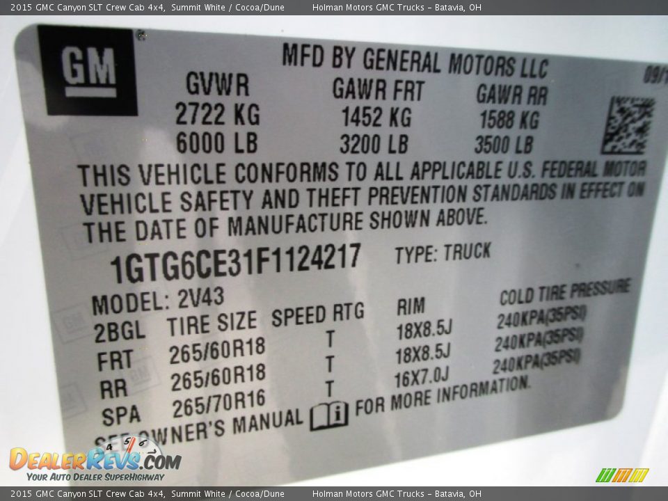 2015 GMC Canyon SLT Crew Cab 4x4 Summit White / Cocoa/Dune Photo #4