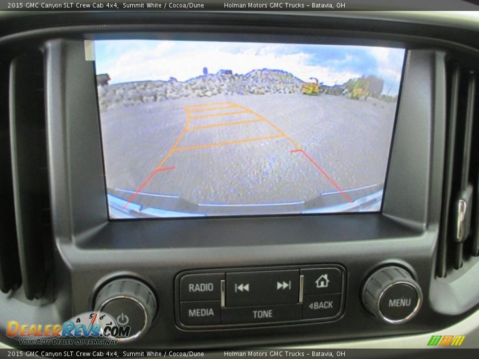 2015 GMC Canyon SLT Crew Cab 4x4 Summit White / Cocoa/Dune Photo #12