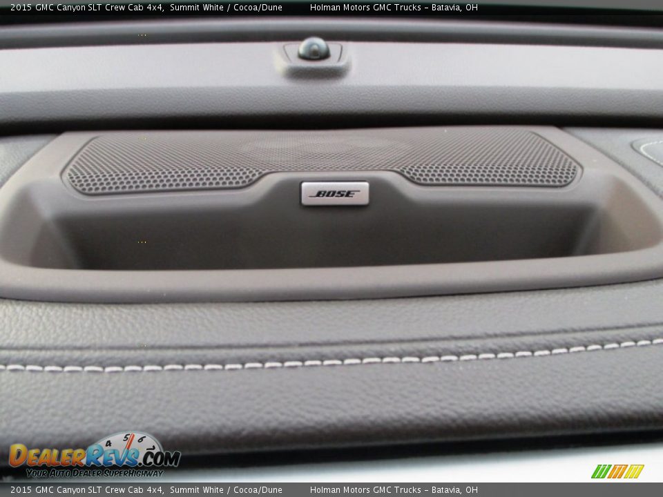 2015 GMC Canyon SLT Crew Cab 4x4 Summit White / Cocoa/Dune Photo #13