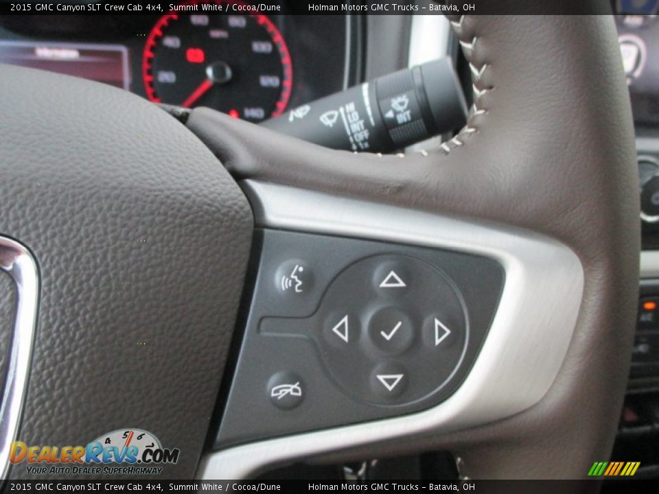Controls of 2015 GMC Canyon SLT Crew Cab 4x4 Photo #19