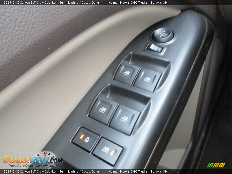 2015 GMC Canyon SLT Crew Cab 4x4 Summit White / Cocoa/Dune Photo #22