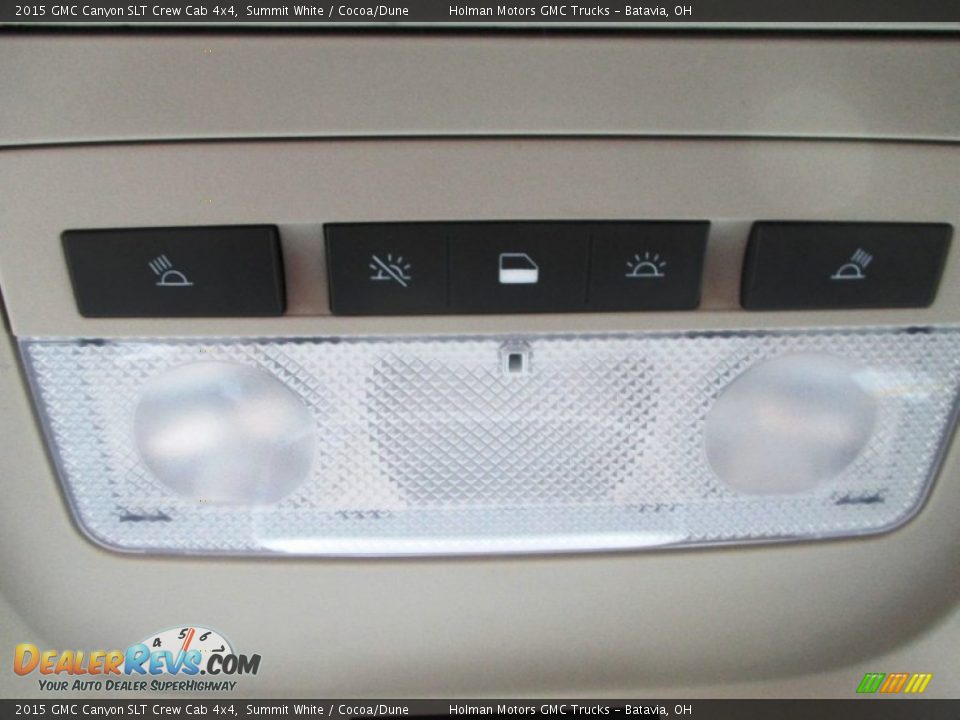 2015 GMC Canyon SLT Crew Cab 4x4 Summit White / Cocoa/Dune Photo #25