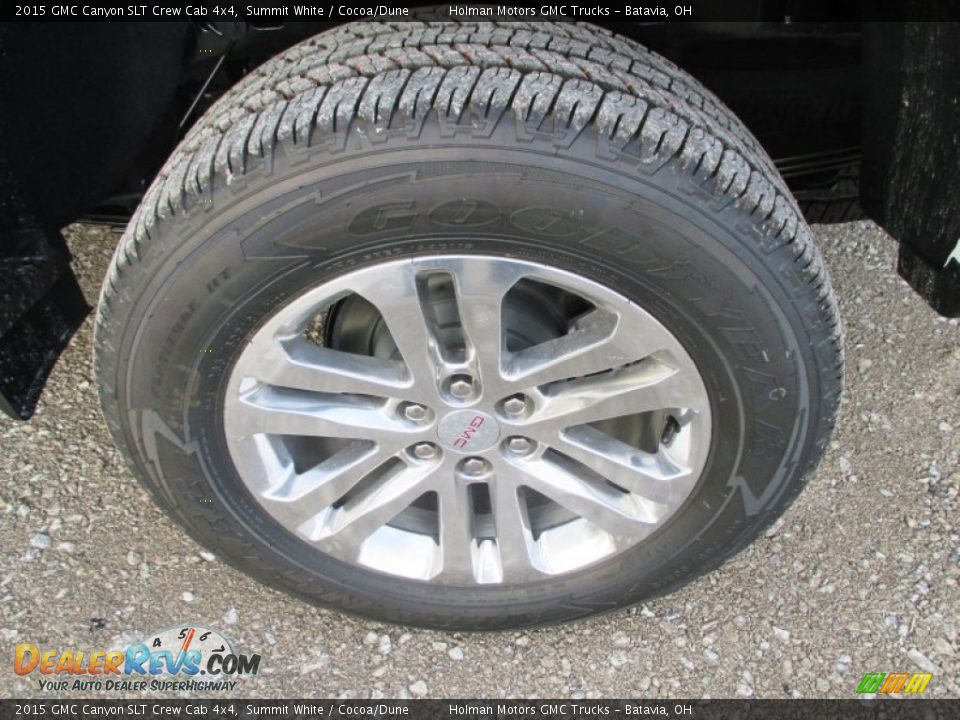 2015 GMC Canyon SLT Crew Cab 4x4 Summit White / Cocoa/Dune Photo #29