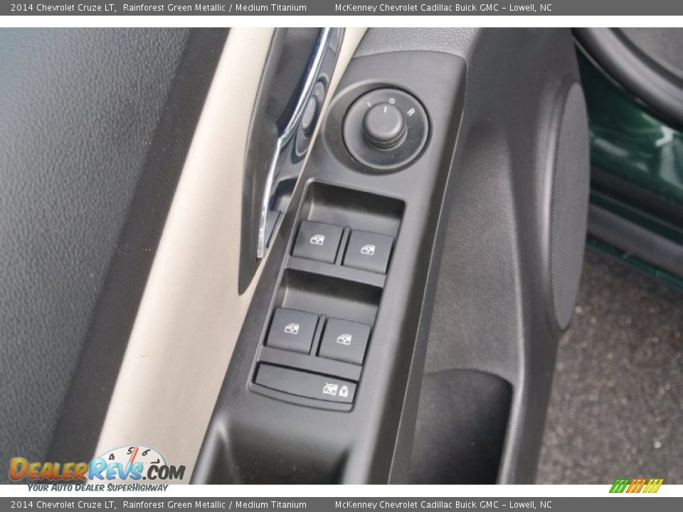 2014 Chevrolet Cruze LT Rainforest Green Metallic / Medium Titanium Photo #10