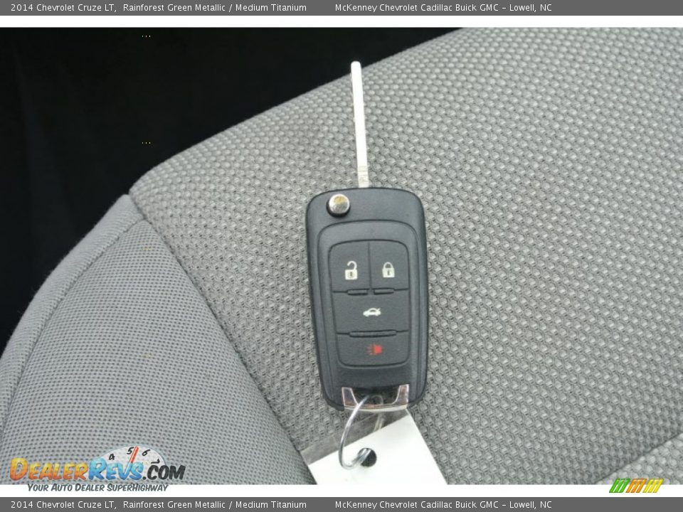 2014 Chevrolet Cruze LT Rainforest Green Metallic / Medium Titanium Photo #17