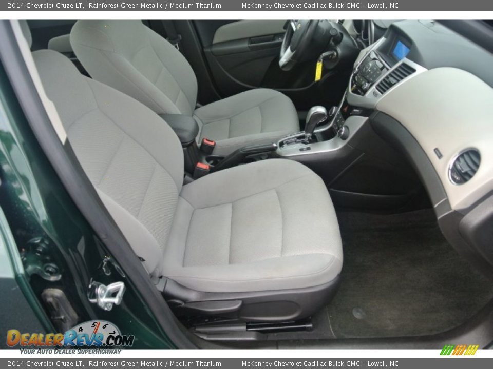 2014 Chevrolet Cruze LT Rainforest Green Metallic / Medium Titanium Photo #20