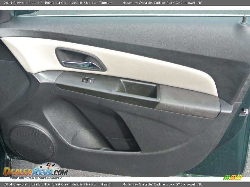 2014 Chevrolet Cruze LT Rainforest Green Metallic / Medium Titanium Photo #22