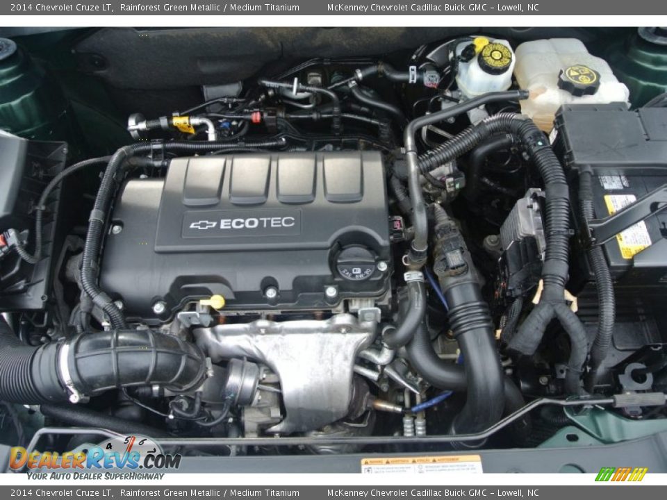 2014 Chevrolet Cruze LT 1.4 Liter Turbocharged DOHC 16-Valve VVT ECOTEC 4 Cylinder Engine Photo #24