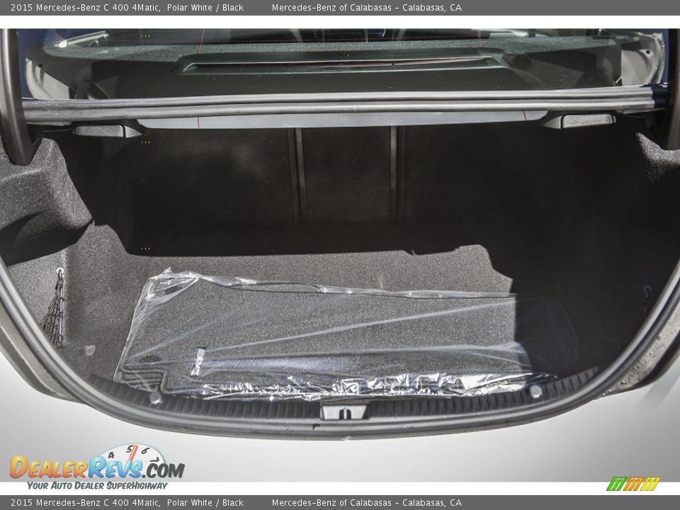 2015 Mercedes-Benz C 400 4Matic Polar White / Black Photo #4