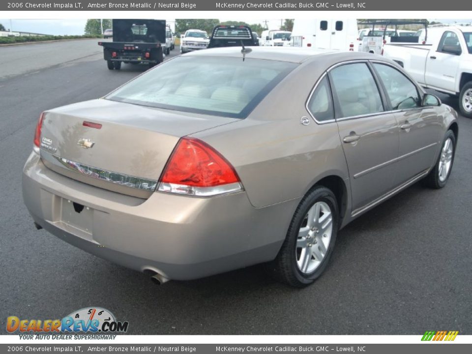 2006 Chevrolet Impala LT Amber Bronze Metallic / Neutral Beige Photo #5