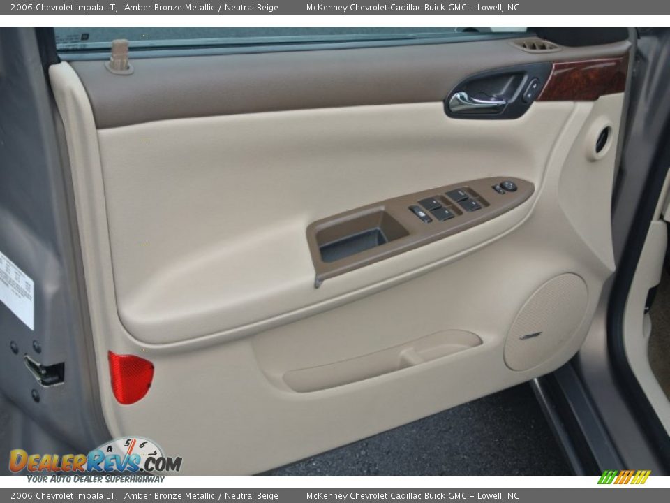 2006 Chevrolet Impala LT Amber Bronze Metallic / Neutral Beige Photo #10