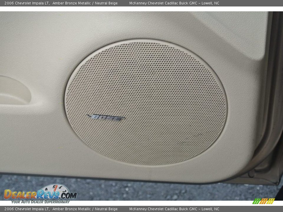 2006 Chevrolet Impala LT Amber Bronze Metallic / Neutral Beige Photo #12