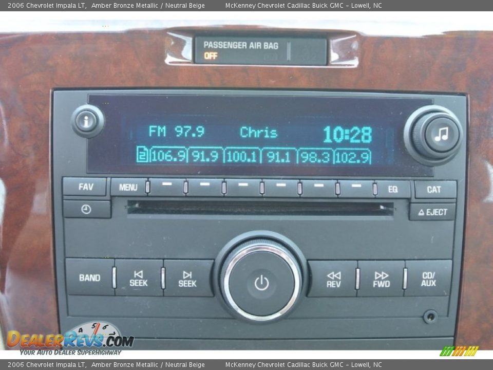 2006 Chevrolet Impala LT Amber Bronze Metallic / Neutral Beige Photo #14