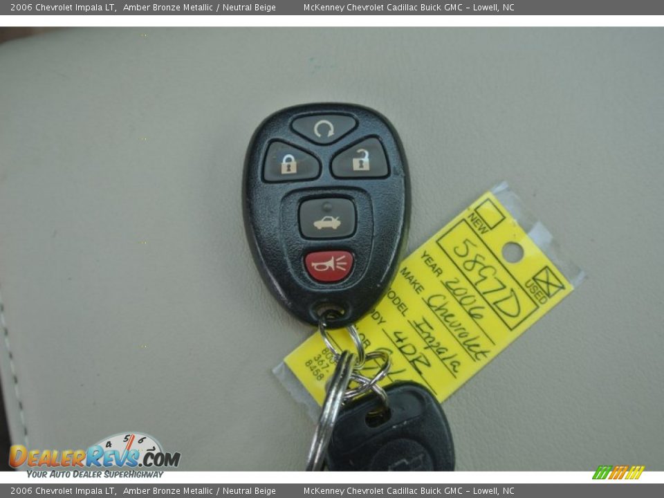 2006 Chevrolet Impala LT Amber Bronze Metallic / Neutral Beige Photo #18