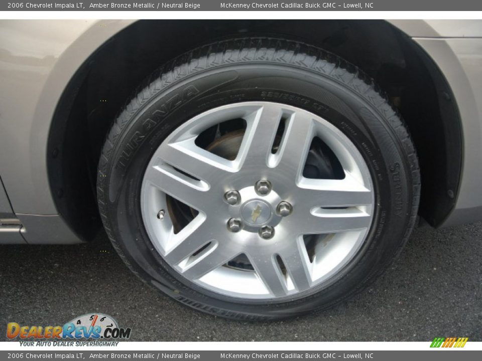 2006 Chevrolet Impala LT Amber Bronze Metallic / Neutral Beige Photo #23